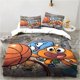 thumbnail image 1 of Cartoon The Amazing World Bedding Set Gumball Boys Girls Twin Queen King Size Duvet Cover Pillowcase Bed boys AdultBed Sheets, 1 of 5