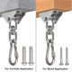 thumbnail image 2 of Kit de herrajes para hamacas y sillas colgantes, capacidad de 1000 libras, 2 of 5