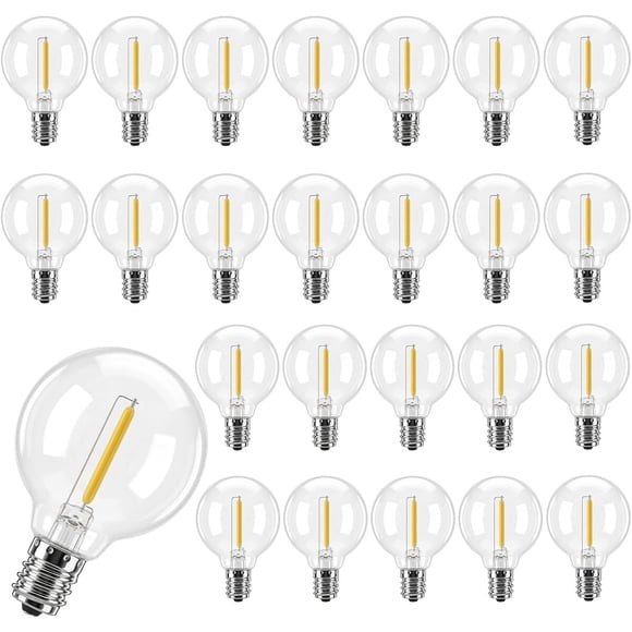 Lámpara G40 LED Konictom E12 0.6W 2700K Regulable IP65 25 u