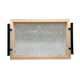 thumbnail image 2 of Bandeja Hogar Decoracion Bandeja Madera Vidrio 30x20cm, 2 of 2