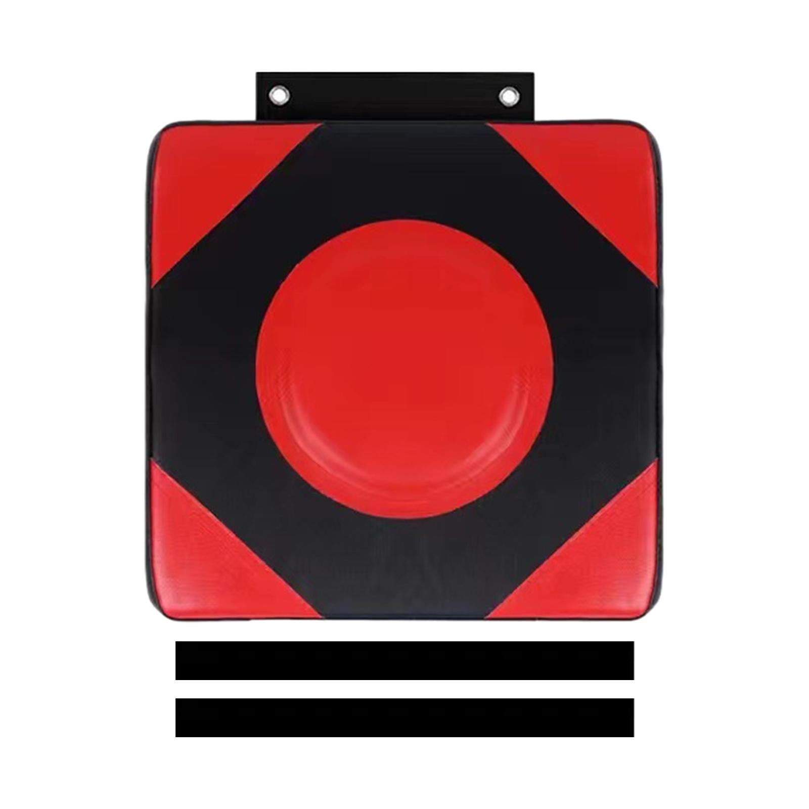 Magideal - Objetivo De Pared De Boxeo, Almohadilla De Perforación De Pared Cuadrada, Objetivo De Enfoque De Pared, Estera De Boxeo Para Práctica De Sanda, Gimnas Rojo