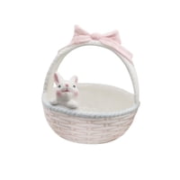 Magideal - Cesta De Pascua De Conejo De Cerámica, Cuenco De Para Conejo, Maceta Para Flores Creativa, Centro De Mesa, Pequeños Cuencos Para Servir 16 Cm X 155 Cm X 183 Cm