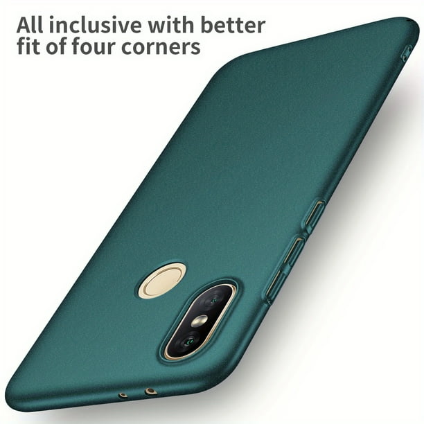 Ultra-thin Shockproof Full Package Simple Solid Color PC Plastic Phone Case For Xiaomi Mi A2/Xiaomi Redmi 6X