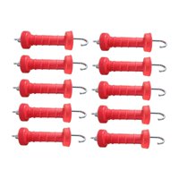 Magideal - 10 Manijas Aislantes Para Cercas Eléctricas, Conectores Resistentes Para Cercas Eléctricas De Exterior, Manijas De Alambre Para Jardines Y Ganadería.