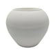 thumbnail image 1 of Macetero Plastico Redondo Ovalado Moderno Con Textura S blanco, 1 of 8