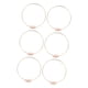 thumbnail image 1 of 6x Central Floral Hoop Piece With Wood Stand Wedding Wedding For Party Festival Dia 30cm, 1 of 5