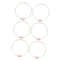 Bothyi - 6X Central Floral Hoop Piece With Wood Stand Wedding Wedding For Party Festival Dia 30Cm
