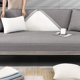thumbnail image 4 of suxuMhao Funda Gris para Asiento de Sofá Protector de Cojín de Sofá Funda de Cojín de Sofá de Verano Funda de Cojín de Sofá Loveseat 35.4x63 Pulgadas 1 Pieza Transpirable Lavable Protector de Muebles, 4 of 5