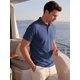thumbnail image 4 of INSPIRE CHIC Camisa Polo de Hombre de Manga Corta Elástica Sólida Casual para Golf XL Azul Oscuro, 4 of 5