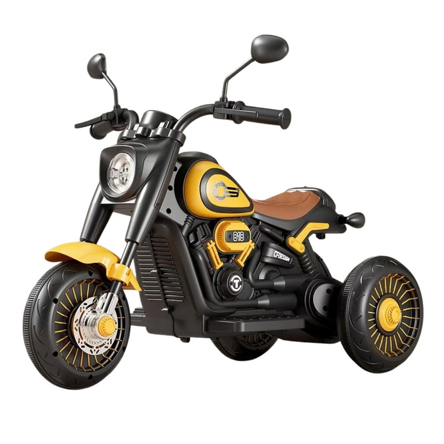 Auckland Outdoor - Moto Juguete Auto Electrico Infantil Bateria M818 Amarilla Amarillo