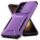 thumbnail image 2 of Funda Resistente para Samsung Galaxy S23 con Tapa Deslizante y Protección Militar Morado, 2 of 6
