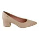 thumbnail image 3 of Zapato Mujer Pelica Beige Taco Bloque Alto Vizzano, 3 of 3