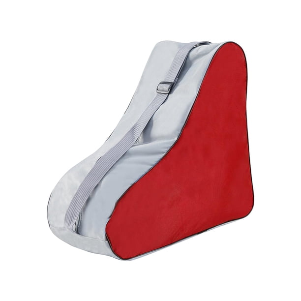 Bolsa Porta Patines, Bolsa de Almacenamiento para Zapatos de Patinaje, Bolsa Transpirable para Exteriores, Bolsa para Monopatín, Bolsa para Patinaje S rojo