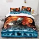 thumbnail image 1 of v2143 Bed Sheets Game BloodShot Blood Warrior Bedding Set Boys Girls Twin Queen Size Duvet Cover Pillowcase Bed Boys Adult Home Textileextile 3-Piece Bedding Set (1 Duvet Cover + 2 Pillow Shams) Bed S, 1 of 5