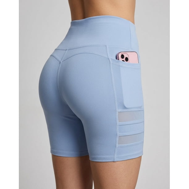 Short Yoga Mujer Suplex Nitro con Bolsillo Estilo Moderno -A352