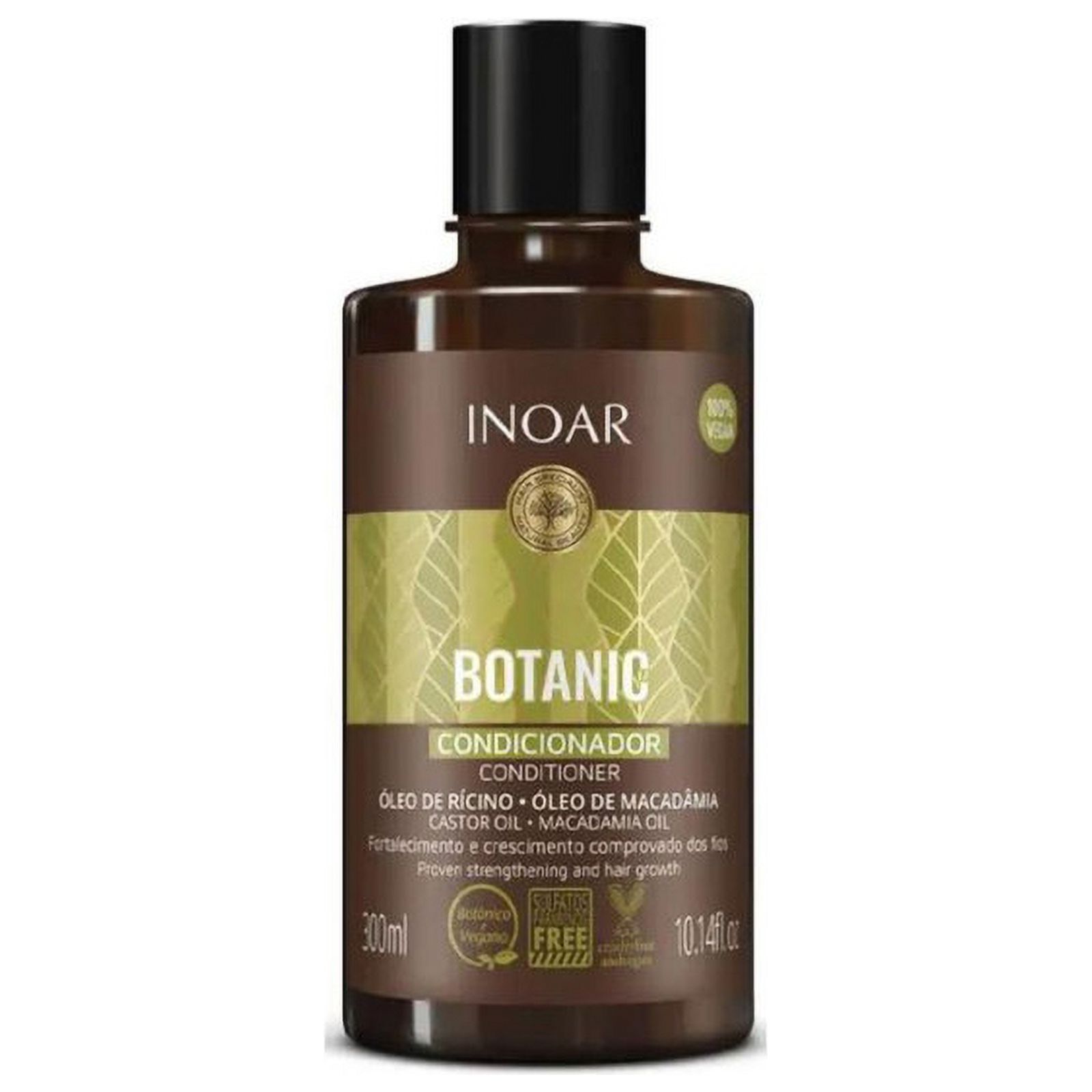 Inoar - Acondicionador Botanic Óleo De Rícino 300 Ml