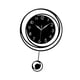 thumbnail image 2 of Reloj Análogo Decorativo Redondo Negro, 2 of 3