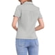 thumbnail image 3 of INSPIRE CHIC Blusas Vintage para Mujer con Cuello Peter Pan y Botones de Algodón Gris Claro XS, 3 of 6