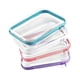 thumbnail image 3 of Bolsas de maquillaje transparentes (paquete de 4), bolsa pequeña con cremallera para cosméticos, organizador de maquillaje para mujer, neceser para el, 3 of 5