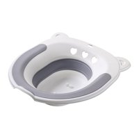 Ioensy - Asiento De Inodoro De Baño De Asiento Plegable Para Calmar La Limpieza De La Vagina Anal Uso En El Hogar Gris