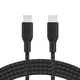 thumbnail image 3 of Cable Braided USB-C&nbsp;to USB-C Cable 2M Negro, 3 of 5