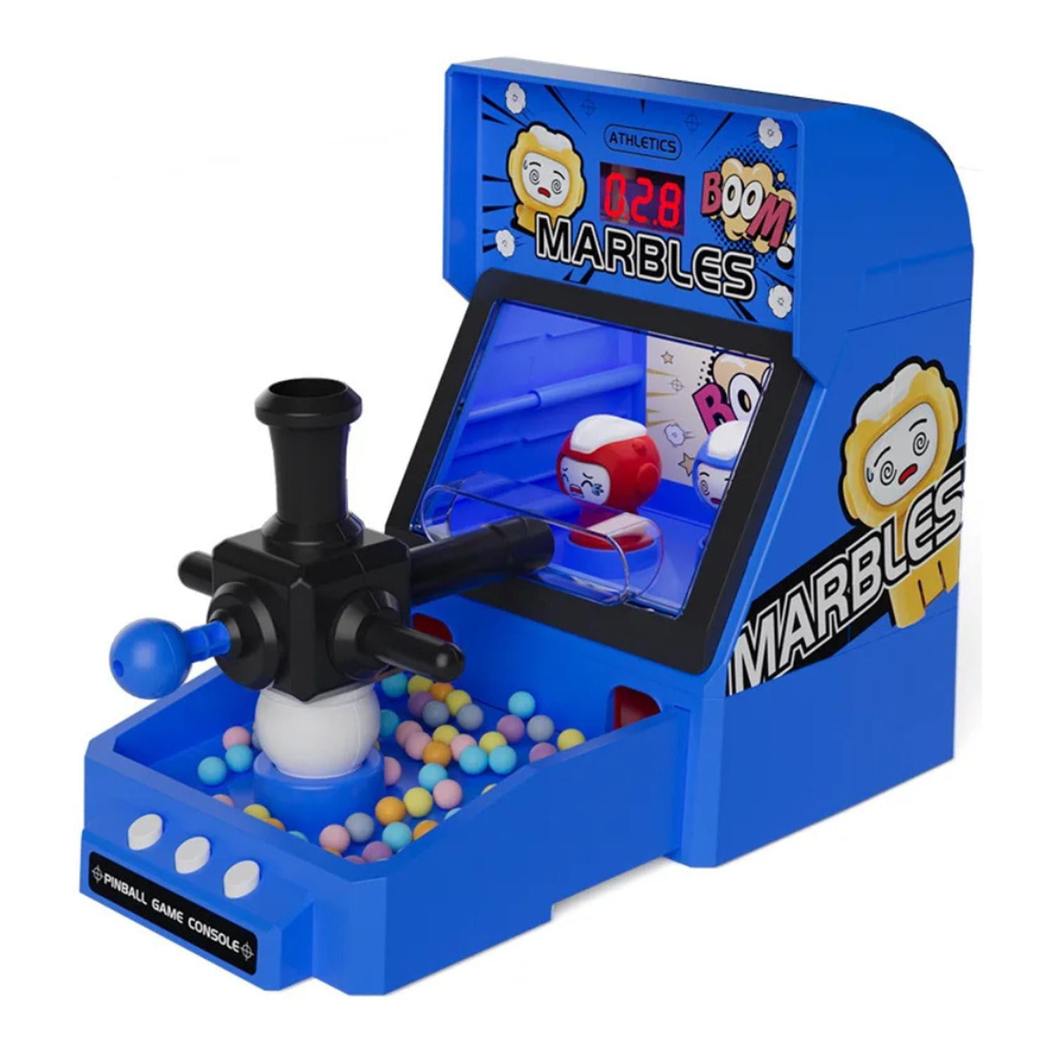Fliperex - Juguete Maquina Pinball De Mesa Infantil Con Pelotitas Juego Azul