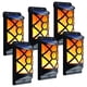 thumbnail image 1 of Luces de llama solar LazyBuddy, paquete de 6, impermeables, 66 LED, 1 of 8