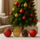 thumbnail image 3 of Set 12 Adornos Navideños Bambalina 6cm Decoración Navidad, 3 of 3