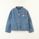 thumbnail image 1 of Chaqueta Denim Niña Minnie Corazones Azul Disney, 1 of 4