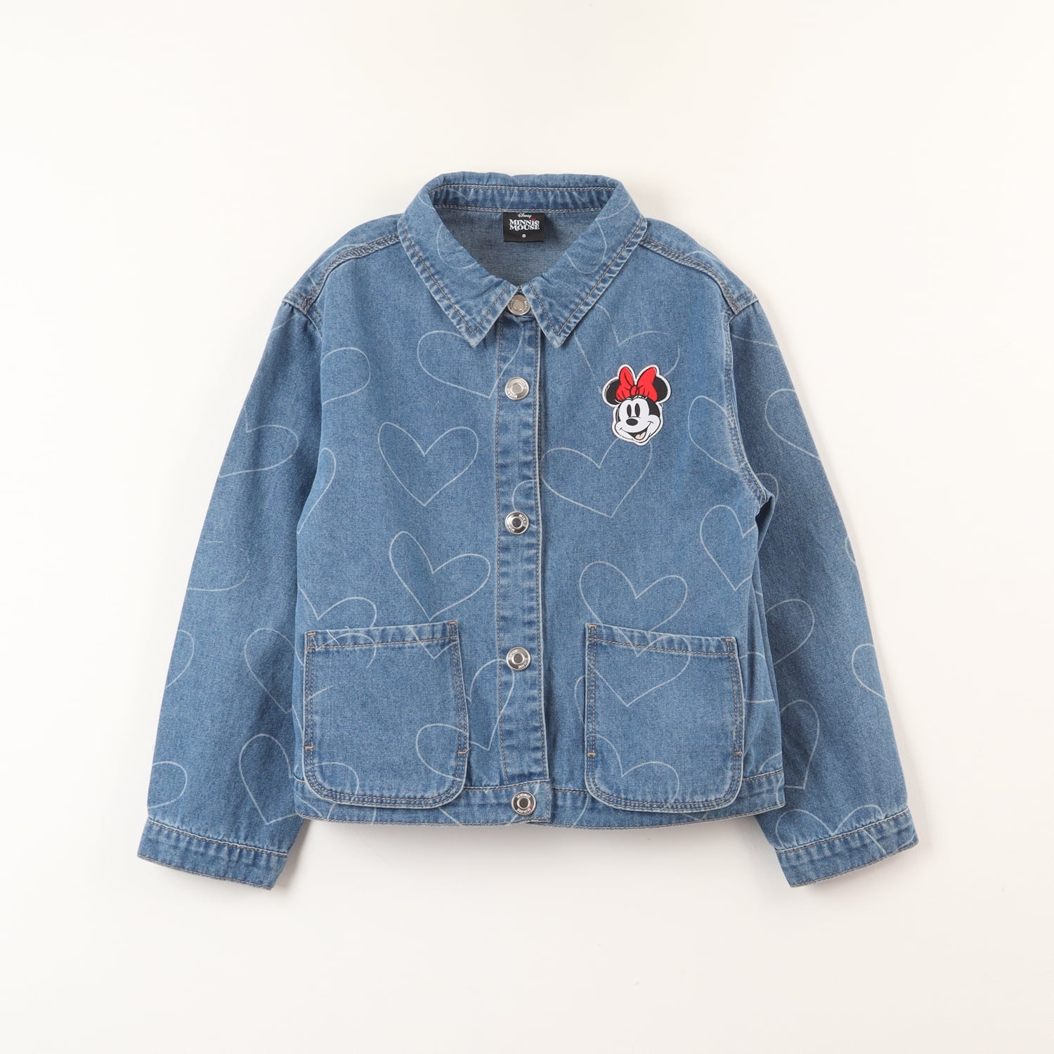 Chaqueta Denim Niña Minnie Corazones Azul Disney