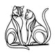 thumbnail image 5 of Decoración De Pared De Gato, Elegante Y Creativa, Ideal Para El Hogar, Vacaciones Y Sala De Estar., 5 of 5