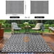 thumbnail image 3 of Alfombra Kalafun 274 cm x 366 cm Negro y Blanco de Plástico, 3 of 7
