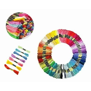 Genérico - Pack 100 Hilos Para Bordar De Colores Surtidos