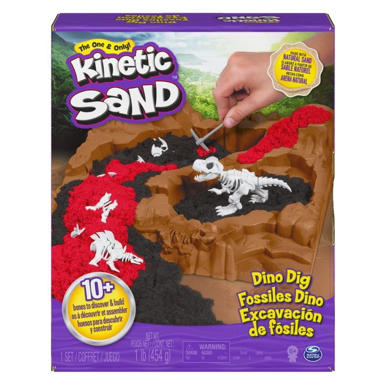 Arena Para Moldear Kinetic Sand Excavación De Fósiles