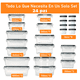 thumbnail image 3 of Juego De 24 Tarros Plasticos Apilables Con Tapa Y Cierre Hermeticos, 3 of 6