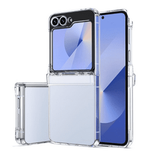 Mar Cases - Carcasa Para Samsung Z Flip 7 Fe Transparente Con Bisagra