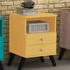 thumbnail image 2 of Velador 2 Cajones Retro Amarillo, 2 of 3