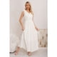 thumbnail image 2 of Maxi Vestido Largo Mujer Casual Eventos Texturizado Sin Manga 3374, 2 of 3