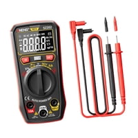 Ioensy - Multímetro Multifunción Para Medir Voltaje, Corriente Y Resistencia En Coches Color Rojo