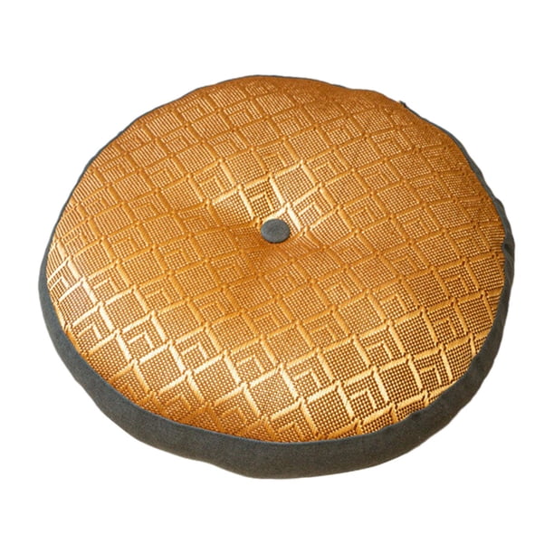 Cojín de meditación de 15,7 pulgadas, cojín para asiento, cojín para ventana, relleno de algodón PP suave, decorativo, multiusos para camas, sofás Fondo gris oscuro