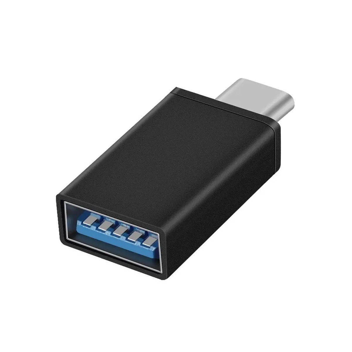 Genérico - Adaptador Otg Usb 3.0 A Usb Tipo C Negro