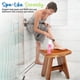 thumbnail image 2 of Banco de ducha EcoDecors Serenity, madera de teca impermeable, 300 libras, 2 of 9