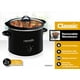 thumbnail image 3 of Olla de cocción lenta Crockpot® de 2 cuartos de galón, color negro clásico, 400 W, 3 of 3