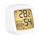 thumbnail image 2 of Reloj Despertador Digital Compacto Reloj De Cabecera 12/24H Portátil Para Escritorio De Oficina Blanco, 2 of 3