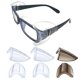 thumbnail image 1 of Protectores laterales para lentes, 3 pares, transparentes/gris, para armazones medianos/grandes, 1 of 8