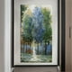 thumbnail image 2 of 1pc HD Print Green Tree Forest Modern Wall Art Canvas Painting For Living Room Decor Nordic Posters Wall Pictures Frameless 8''x12'', 12''x24'', 16''x32'', 20''x40", 2 of 4