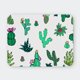 thumbnail image 1 of Mousepad 20x24 Cm - Diseño Cactus Coloridos Fondo Blanco, 1 of 3