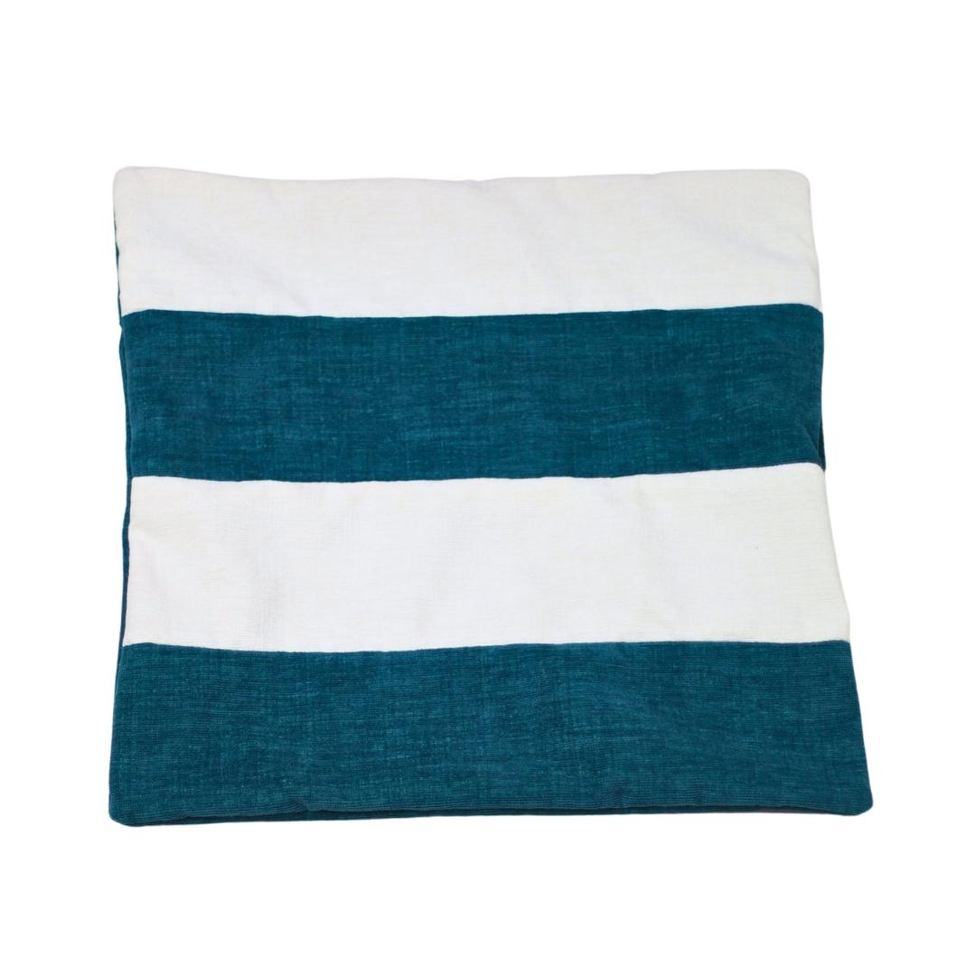 Máxima Design - Funda Cojín Rayen Azul Blanco Altea 50X50 Cm