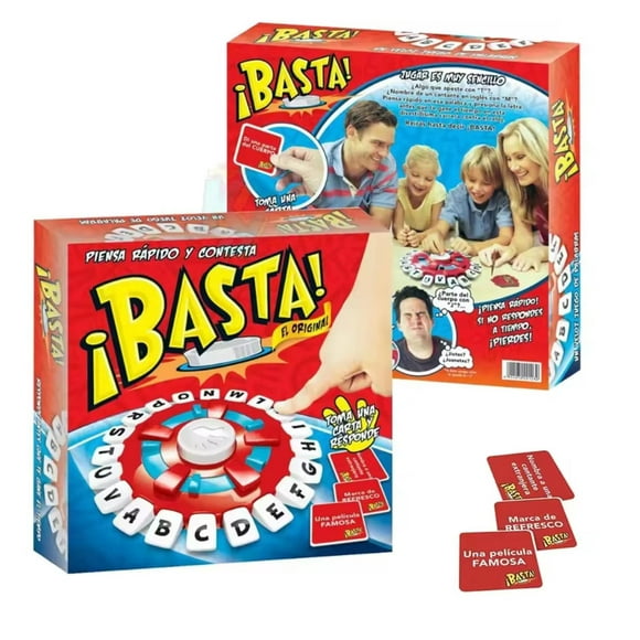 Basta Juego De Mesa Piensa Rápido En Español rojo