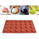 thumbnail image 3 of Mini molde de silicona semiesférica de 24 cavidades (2 unidades) para hornear chocolate, pasteles, gelatina y mousse., 3 of 8